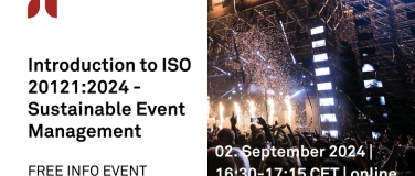 Event-Image for 'Introduction to ISO 20121:2024 -Sustainable Event Management'